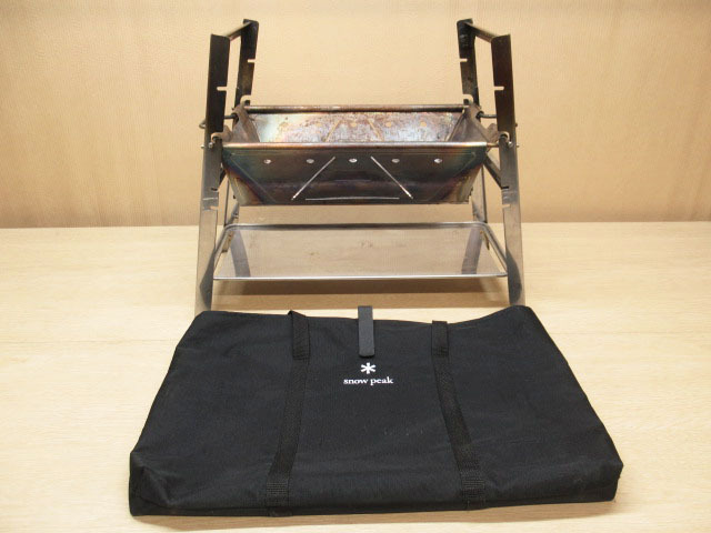 Snow Peak スノーピーク 焚火台SR ST-021 BBQ 焚火 キャンプ アウトドア 管理7N1118A拍卖