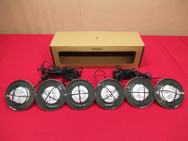 Barebones Living ベアボーンズリビング エジソンストリングライト LED ライト 2点セット キャンプ アウトドア 管理7N1120F拍卖