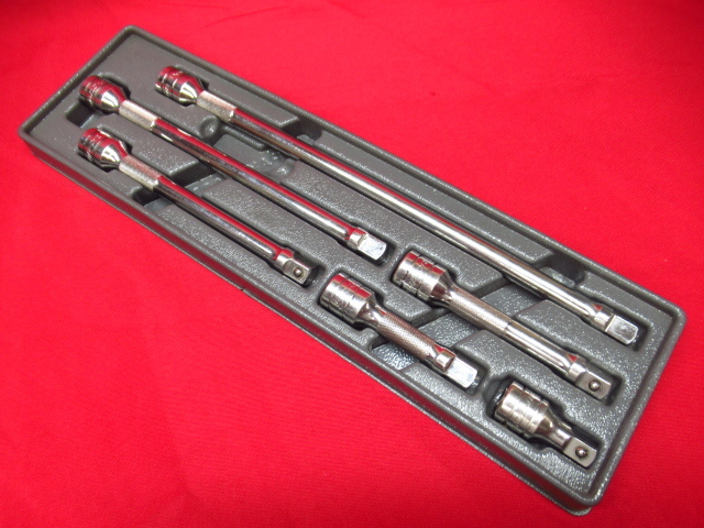 Snap-on スナップオン 3/8 エクステンションバー 6本セット FXK1 FXK3 FXK4 FXK6 FXK8 FXK11 ハンドツール 工具 管理25G1031C拍卖