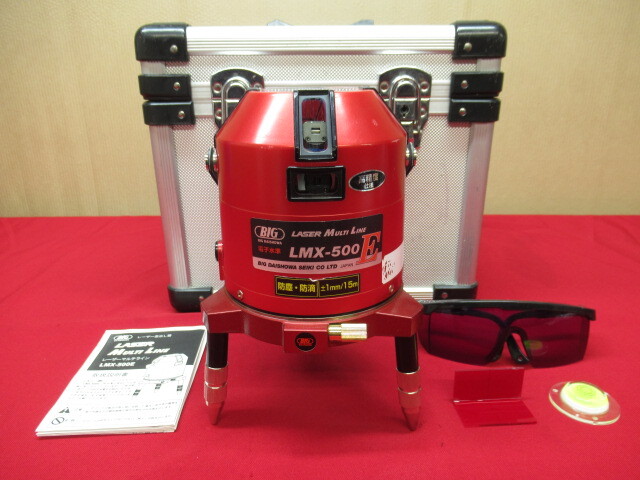 BIG DAISHOWA 大昭和精機 LASER Multi Line レーザーマルチライン LMX-500E レーザー墨出し器 建築 内装 測定器 管理7N1106E拍卖