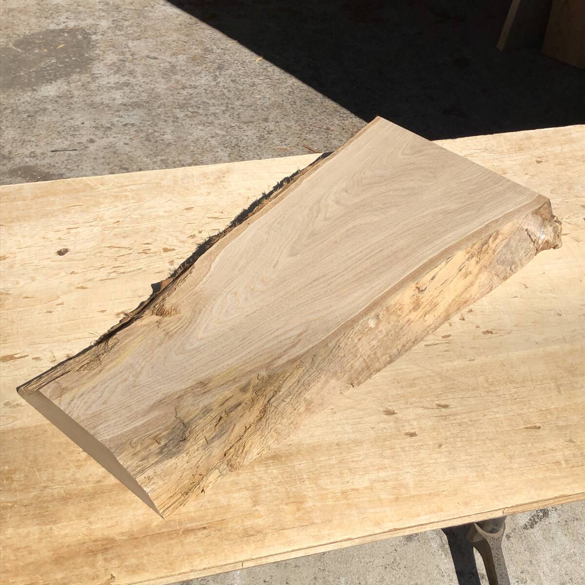 送料無料!栗【A584Z】590~600×205~300×43mm クリ 木工 クラフト 天然木 自然素材 材木 木材 乾燥材 無垢材《銘木すずめや》拍卖