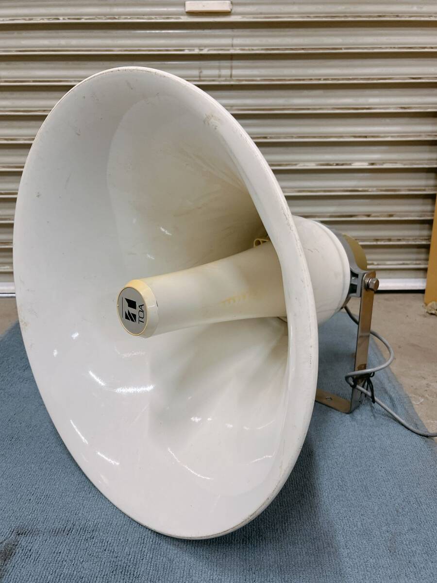 ジャンク TOA トーア ホーンスピーカー TC-730AM 2009年製 開口部直径 約50cm 音響機器 放送 引取歓迎 茨城県常陸大宮市 1102あら2 M 170拍卖