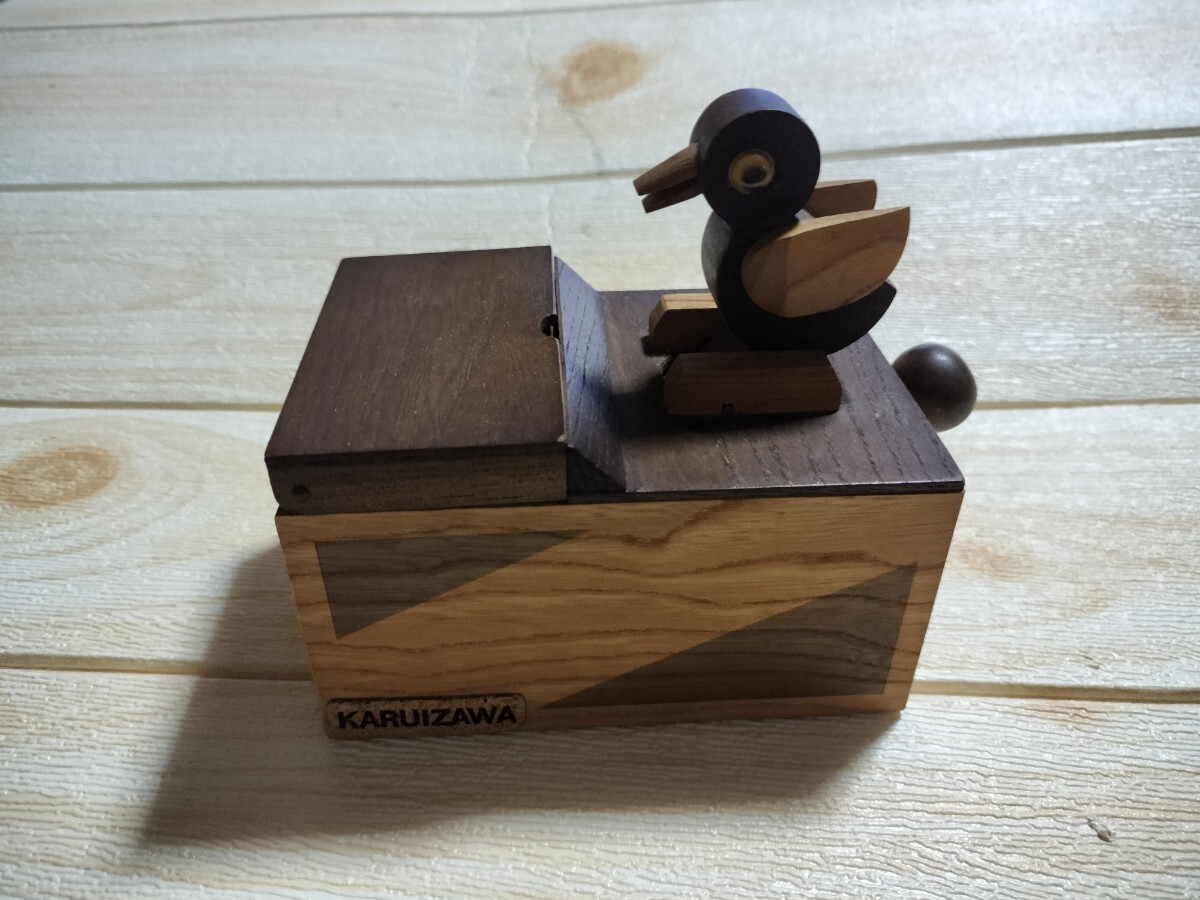 昭和レトロ!キツツキ!カラクリ箱!爪楊枝入れ!アンティークコレクション!s1家右1拍卖