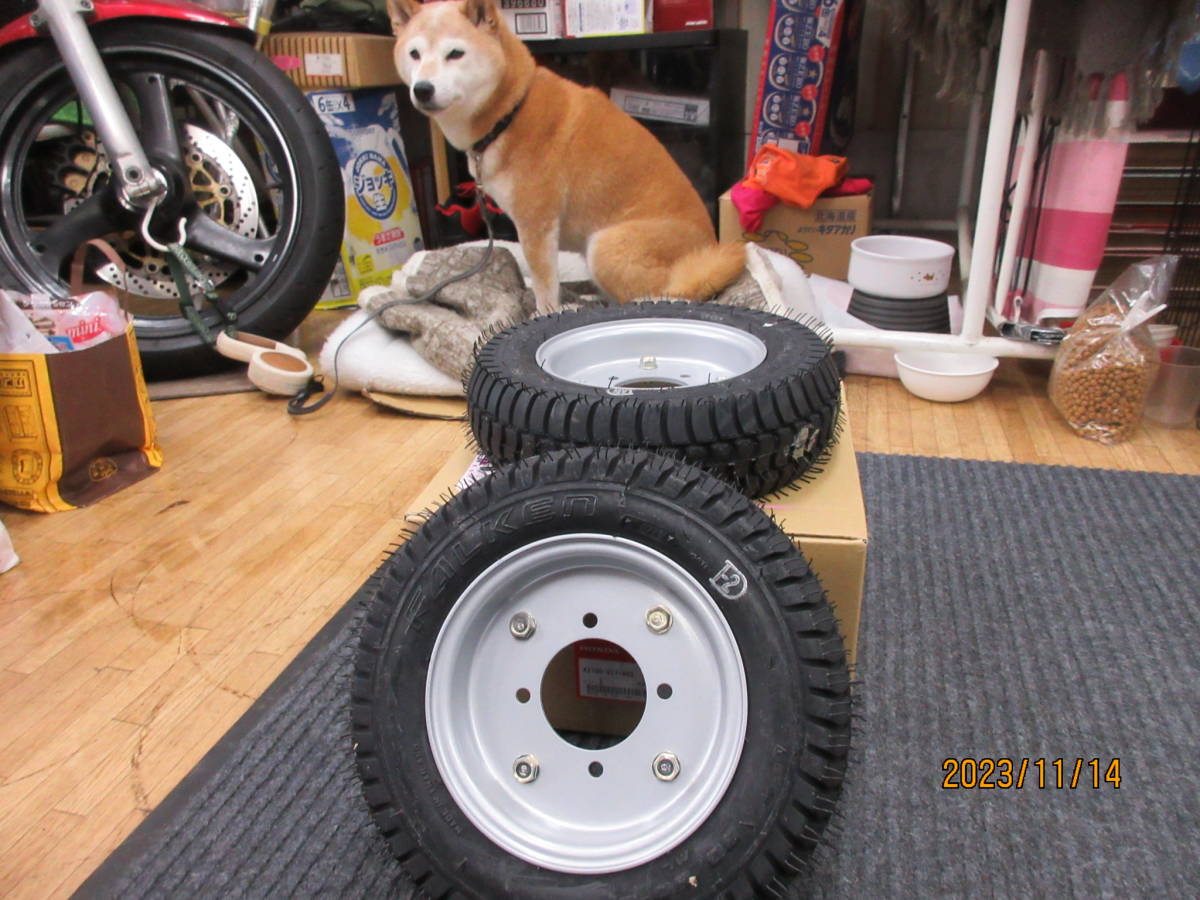 送料無料 ホンダ純正 電動四輪車 モンパル ML200 タイヤ ホイール 2本 FALKEN 80/80-6 新品 Honda Monpal MONPAL 送料無料は本州内限定!拍卖