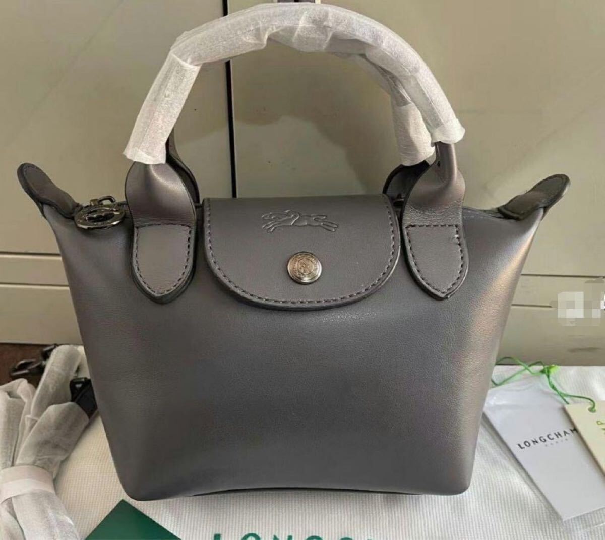 新品 ロンシャン ルプリアージュ キュイール XS 3way レザーハンドバッグ拍卖