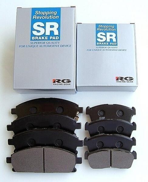 スカイライン DR30 (RS・RS-X:ターボ) SRブレーキパッド 前後セット 良く効いてダストが少ない 安心の日本製 パッドグリス付属拍卖