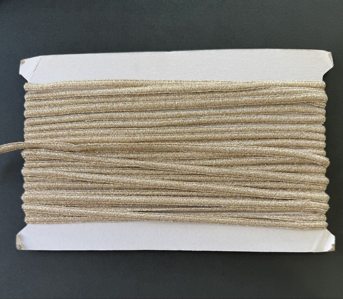 飾りテープ コード ゴールド 10m拍卖