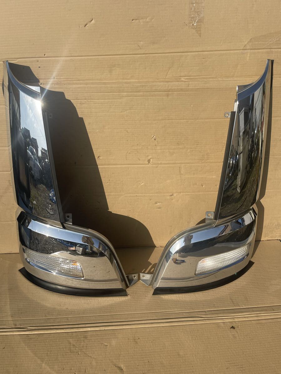 188 三菱 ふそう スーパーグレート メッキ コーナー パネル 左右セット メッキコーナーパネル拍卖