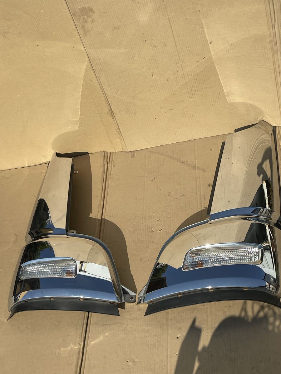 200 三菱 ふそう スーパーグレート メッキ コーナー パネル 左右セット メッキコーナーパネル拍卖