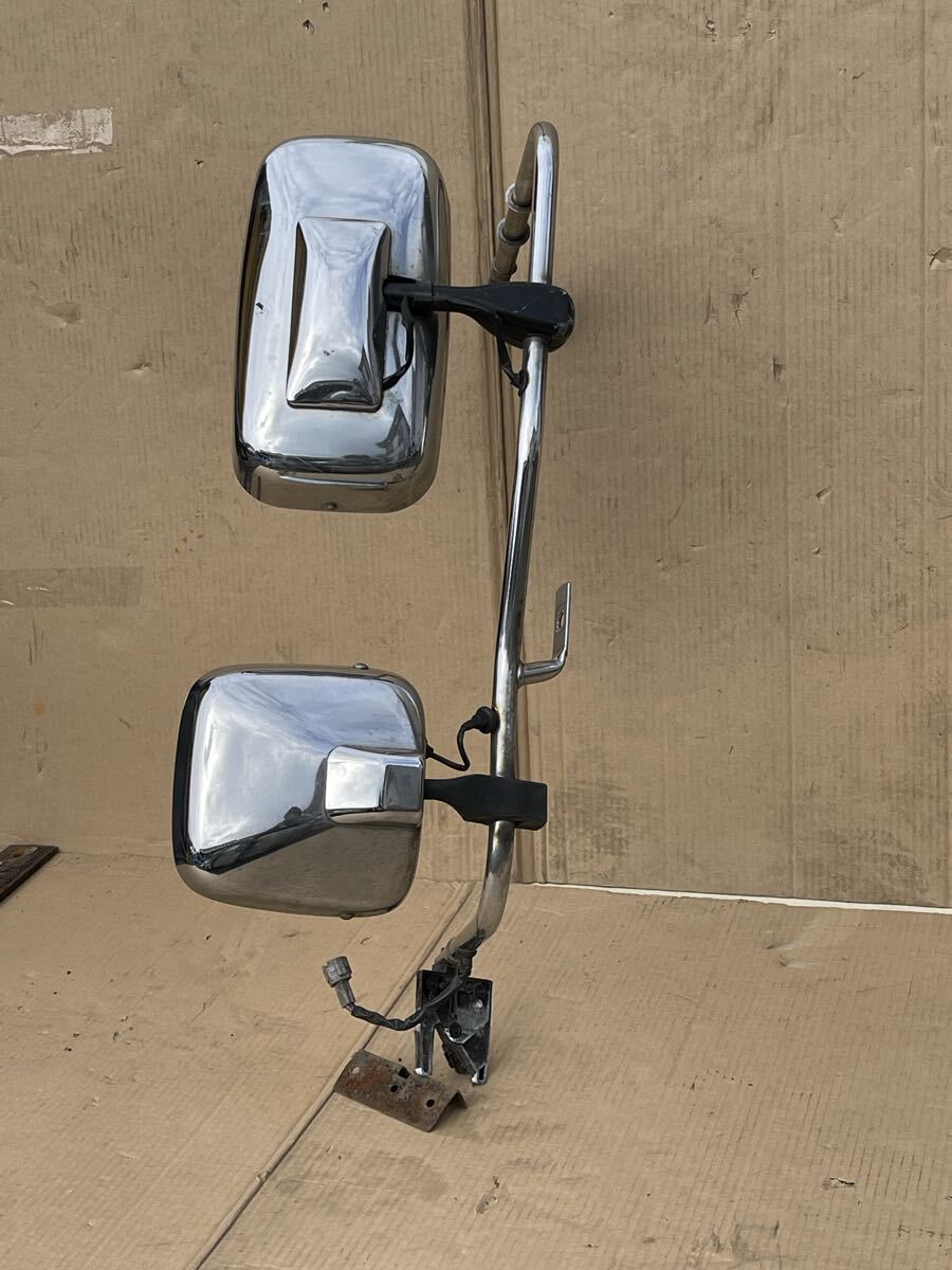 215 日野プロフィア クロームミラー サイドクロームミラー クロームミラーステー 右側 運転席側拍卖