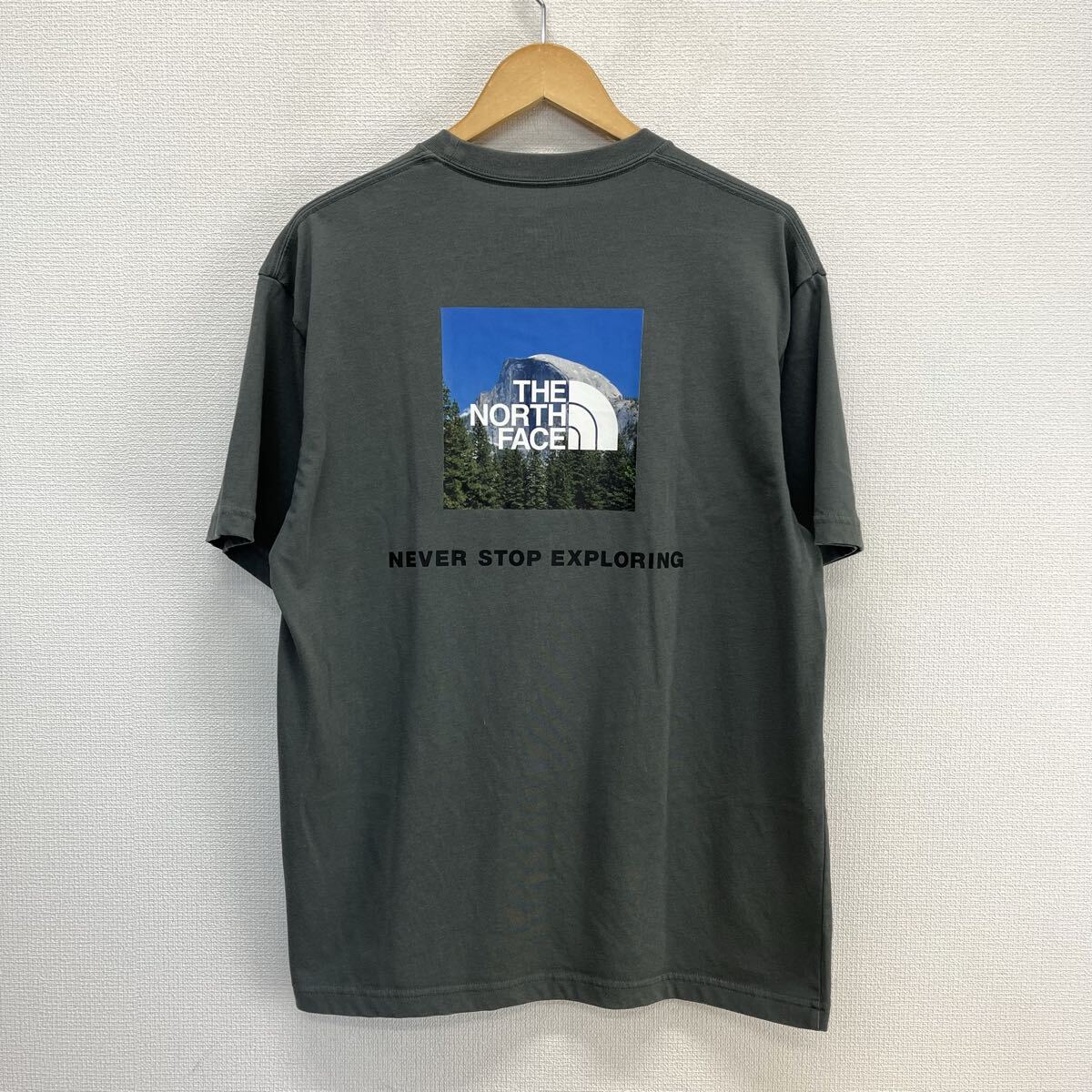 THE NORTH FACE ノースフェイス NT32437A S/S Square Tee スクエアロゴ 半袖Tシャツ L 10129723拍卖