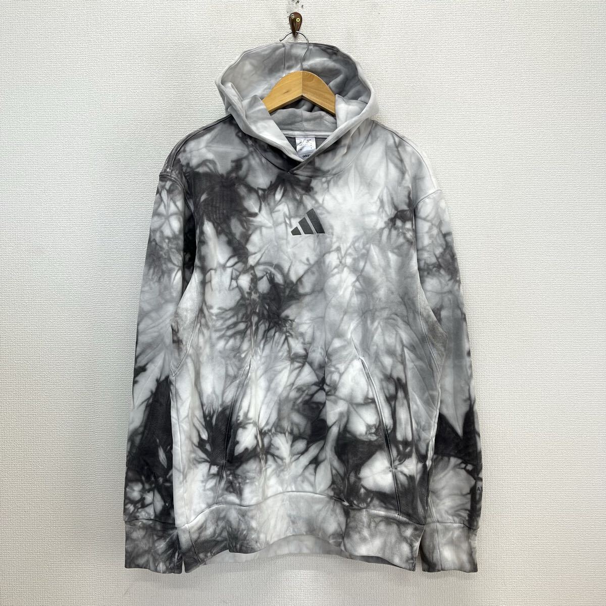 adidas アディダス IX1257 ALL SZN Fleece Washed Hoodie プルオーバー パーカー スウェット タイダイ L 10130311拍卖