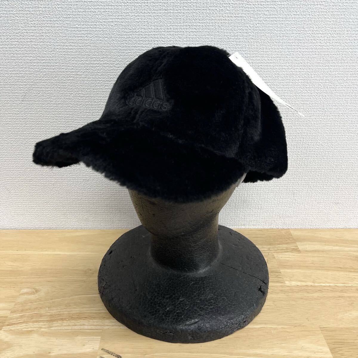 未使用 adidas アディダス JD3003 127-711 ファー キャップ 帽子 ロゴ F 10130287拍卖