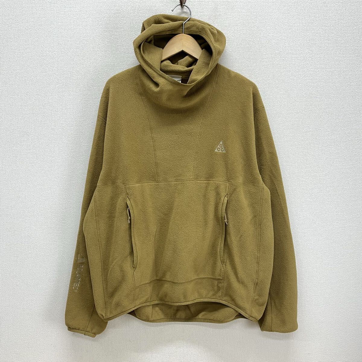 NIKE ACG ナイキ エーシージー CV0643-216 Wolf Tree Hoodie POLARTEC ポーラテック フリースプルオーバーパーカー XL 10130609拍卖