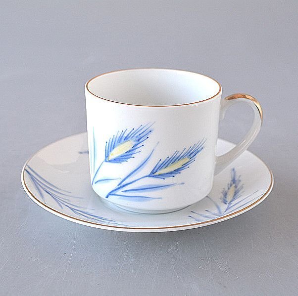 コーヒーカップ&ソーサー 麦 豪華金模様 和テイスト cs012拍卖