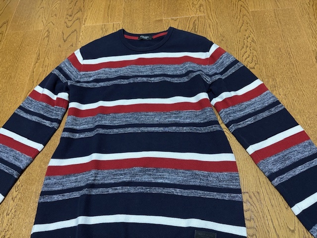 美品 ブラックレーベルクレストブリッジ Lサイズ ボーダーニット セーター b853拍卖