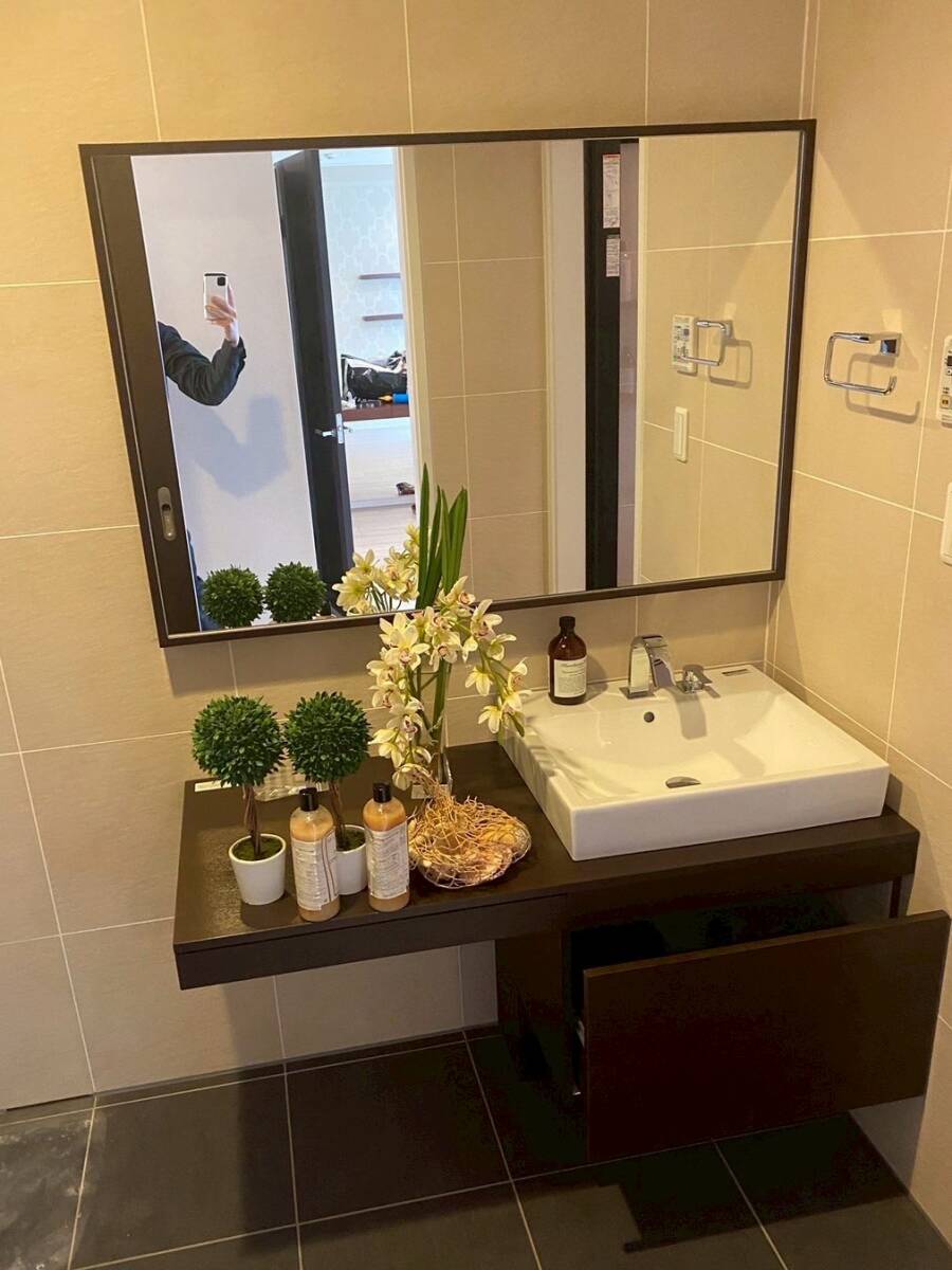 H7749☆展示品☆INAX☆イナックス☆モダンスタイル☆洗面化粧台☆収納☆リフォーム拍卖