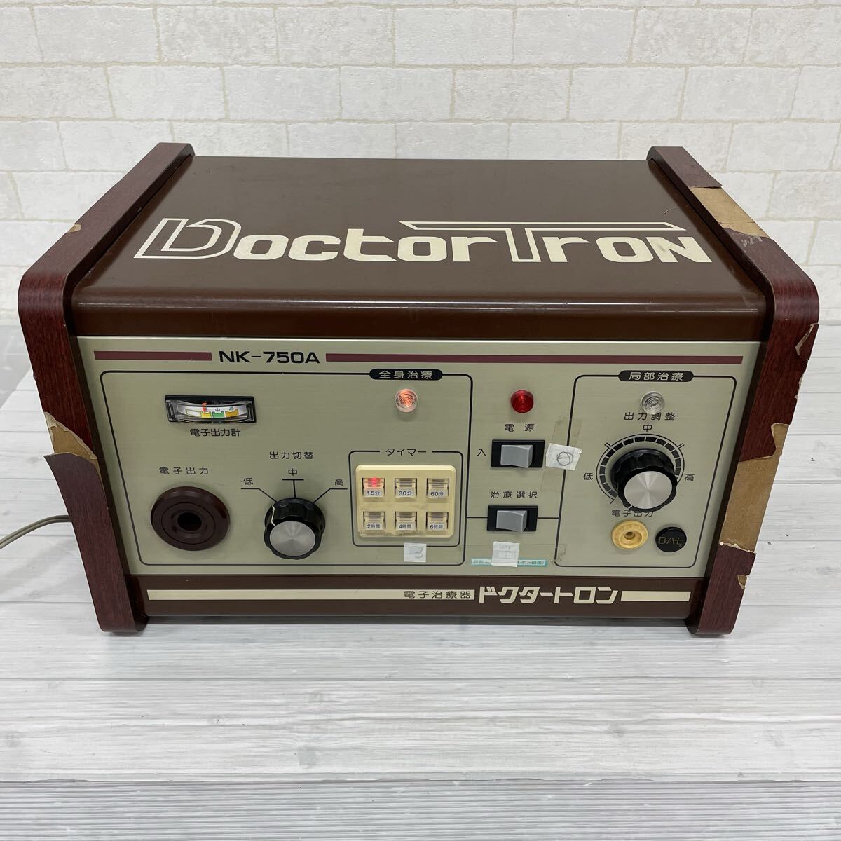 【B723-11】【引き取り限定】株式会社友泉 ドクタートロン NK-750A 家庭用電位治療器 通電確認済み拍卖