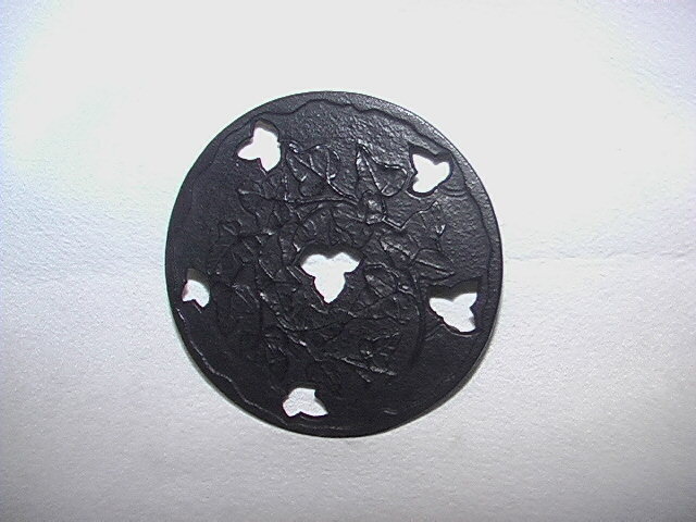 ★★★南部鉄器:ツタ柄急須瓶敷*黒色★★★拍卖