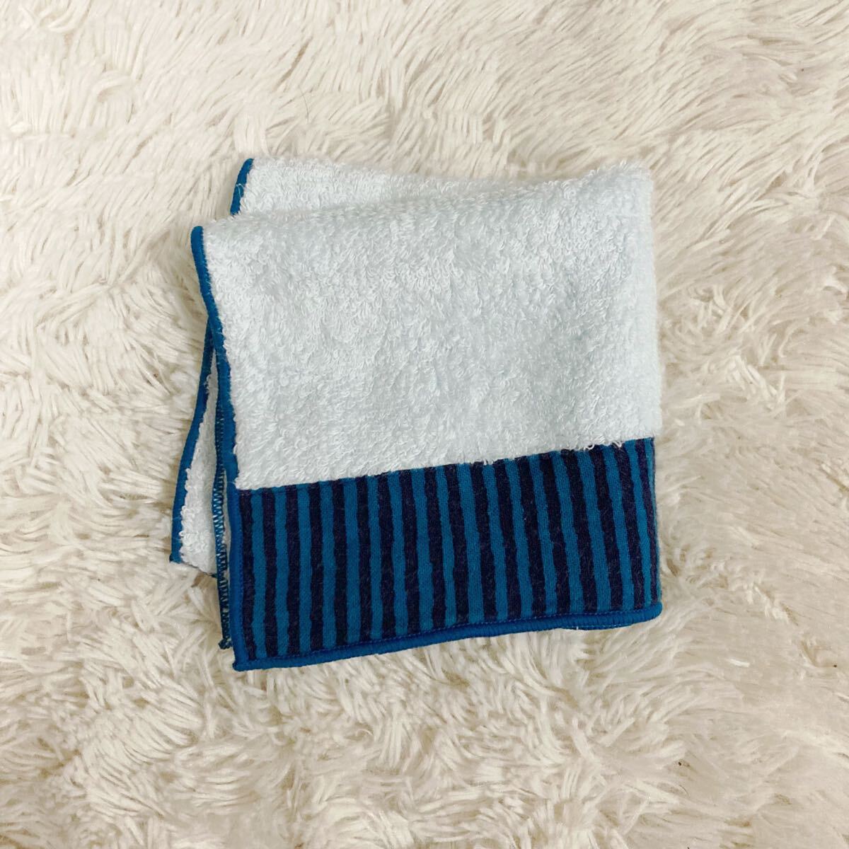 HAMAMONYO タオルハンカチ ハンドタオル ミニタオル 水色♪拍卖