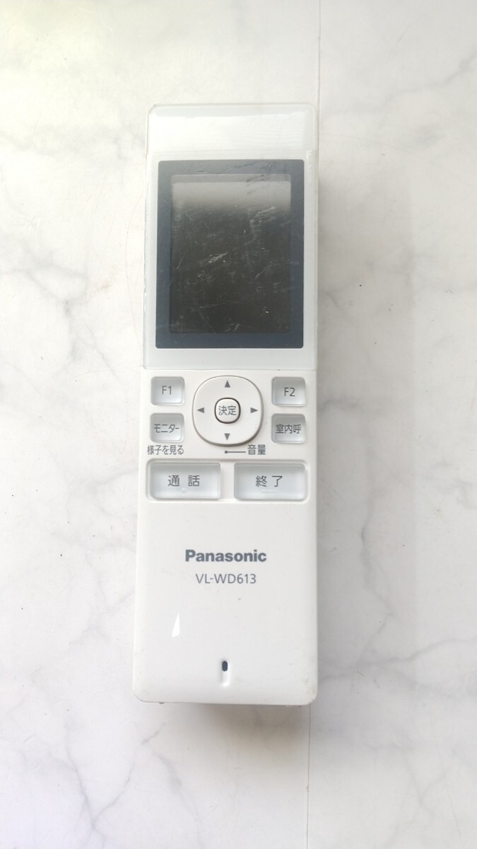 K5427 Panasonic VL-WD613 ワイヤレスモニター 子機 ドアホン/パナソニック 動作未確認 現状品 JUNK 送料無料拍卖