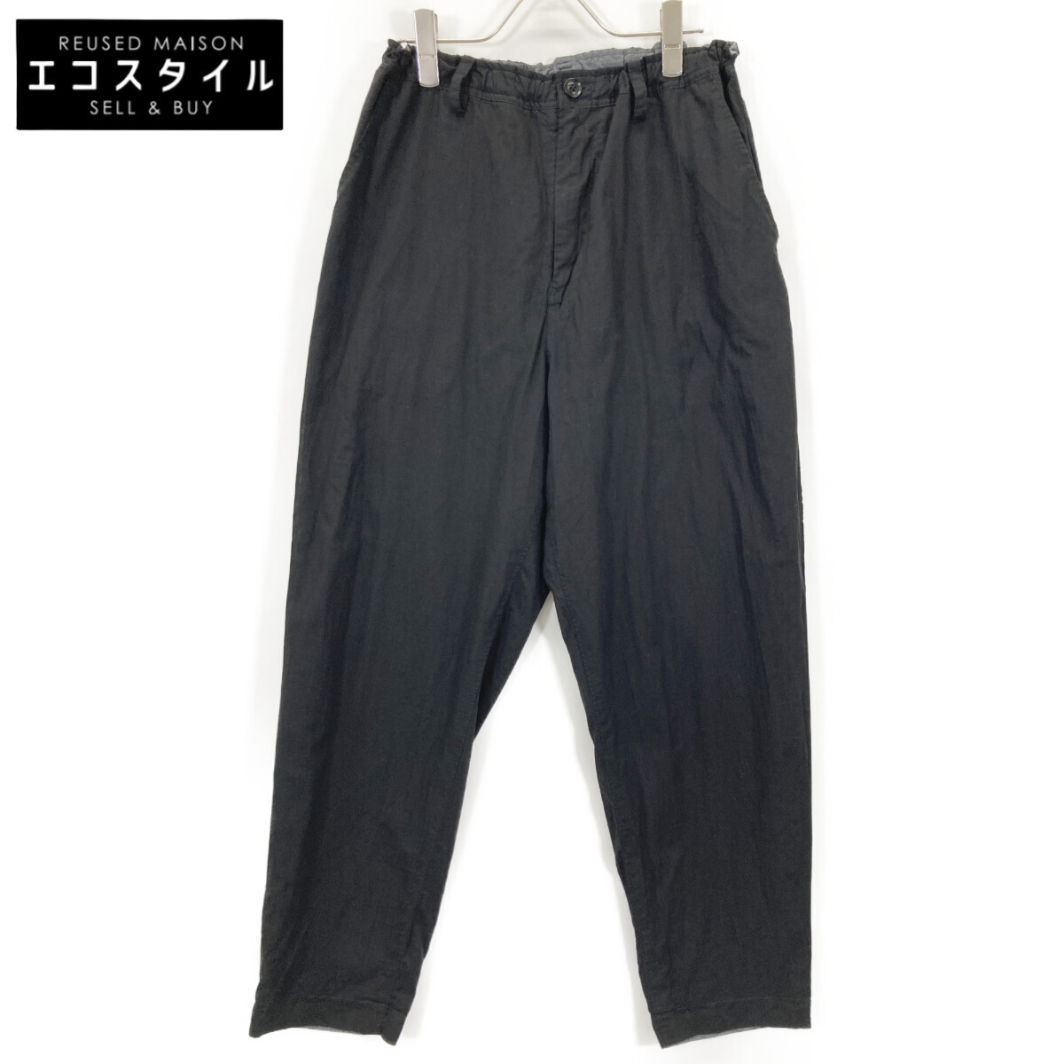 Y's ワイズ 25SS YT-P09-029 ブラック パンツ ブラック 表記なし ボトムス レディース 中古拍卖