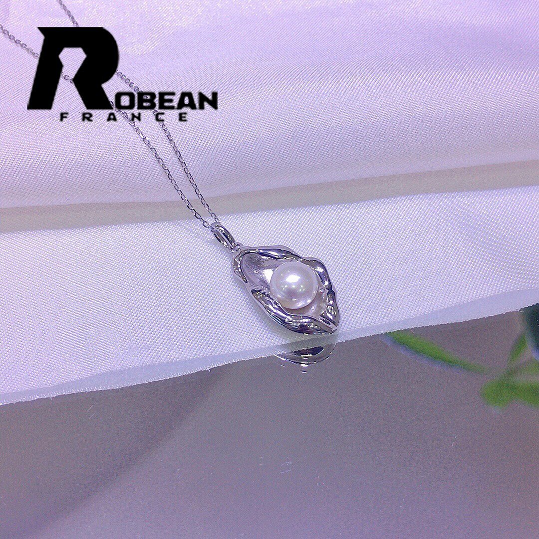 貴重 EU製 定価5万円★ROBEAN・淡水真珠・ペンダント★天然パール パワーストーン s925 アコヤ真珠 本真珠 オシャレ 7-7.5mm P00082780拍卖