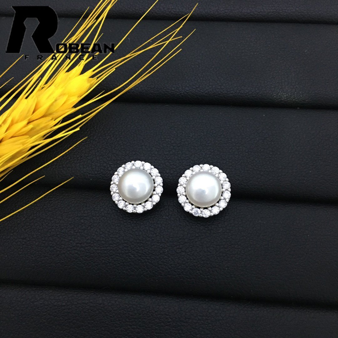 夢色 EU製 定価7万円★ROBEAN・淡水真珠・ピアス★天然パール パワーストーン s925 アコヤ真珠 本真珠 綺麗 オシャレ 7-8mm P90079001拍卖