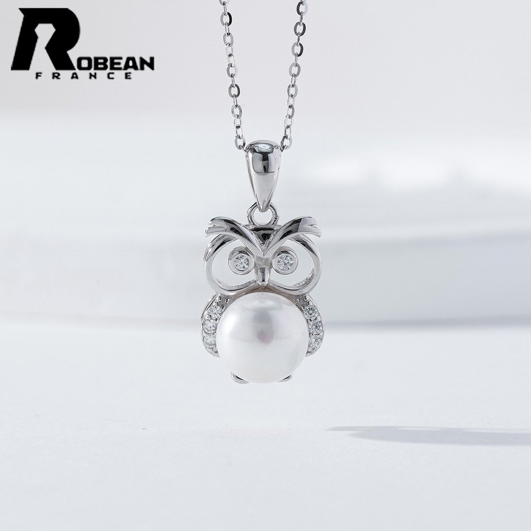 レア EU製 定価5万円★ROBEAN・淡水真珠・ペンダント★天然パール パワーストーン s925 アコヤ真珠 本真珠 オシャレ 7.5-8mm P1008629拍卖