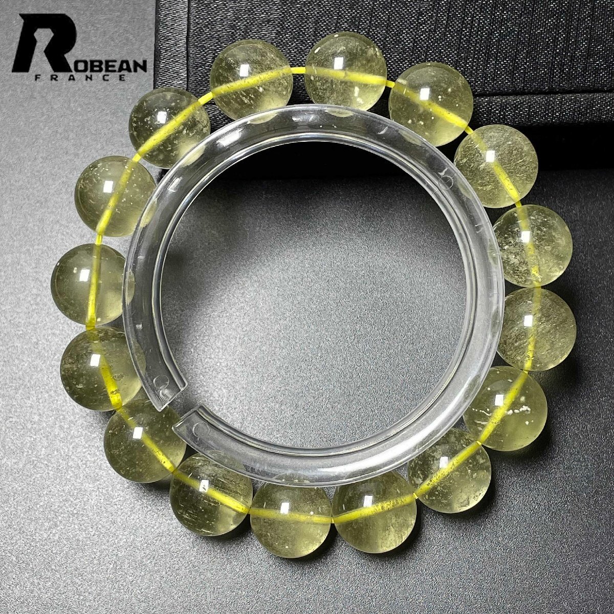 絶賛 EU製 定価32万円★ROBEAN・リビアングラス★パワーストーン アクセサリー 天然石 幸運 高級 お守り 約12.1-12.5mm M1223806拍卖