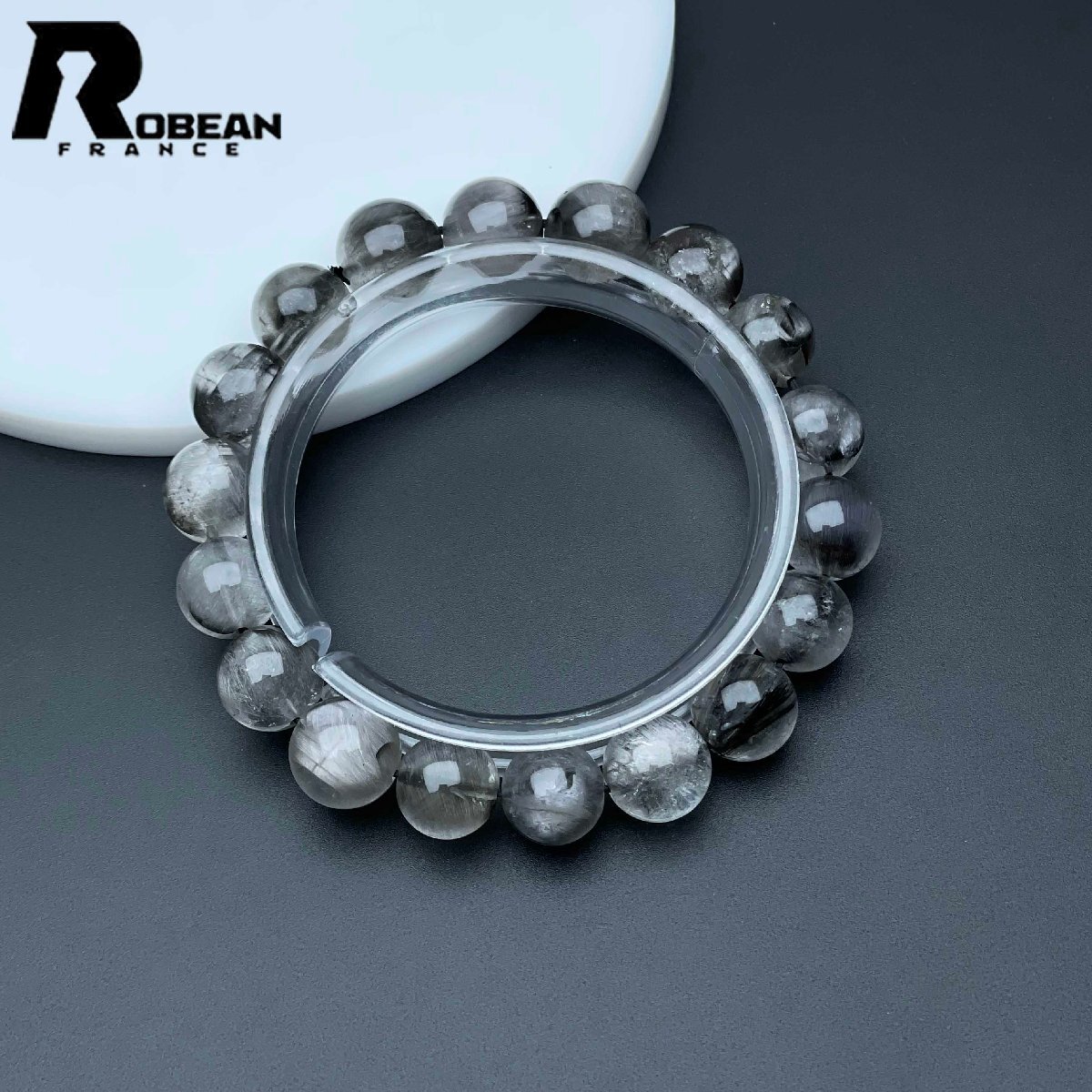 綺麗 EU製 定価56万円★ROBEAN・ブルッカイトインクォーツ★パワーストーン アクセサリー ブルッカイト 天然石 10.9-12.3mm M0521300拍卖