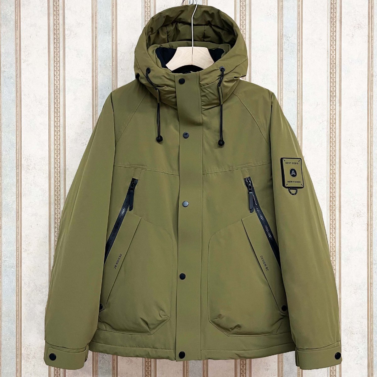 絶賛 定価15万 FRANKLIN MUSK・アメリカ・ニューヨーク発 ダウンジャケット グースダウン90% 防寒 防風 フード付き アウトドア 冬 サイズ4拍卖