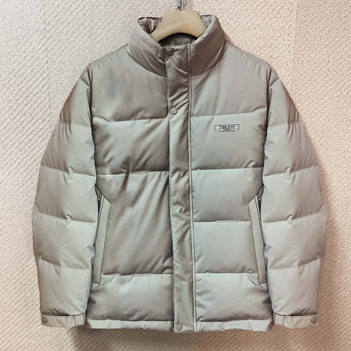 高級ヨーロッパ製※定価10万◆ブルガリア発※RISELIN ダウンジャケット ダックダウン90% 暖かい ゆったり 立ち襟 コート ブルゾン M/46拍卖