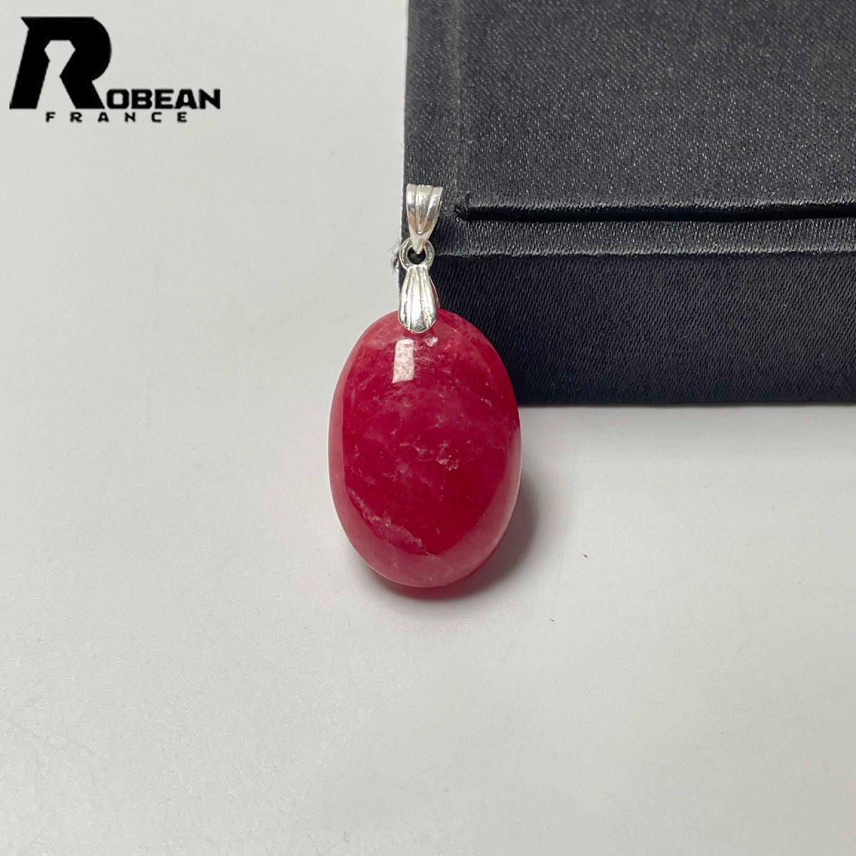 上級 EU製 定価11万円★ROBEAN・インカローズペンダント★パワーストーン アクセサリー 天然石 幸運 高級 約23.8*16.4*8.1mm M0602362拍卖