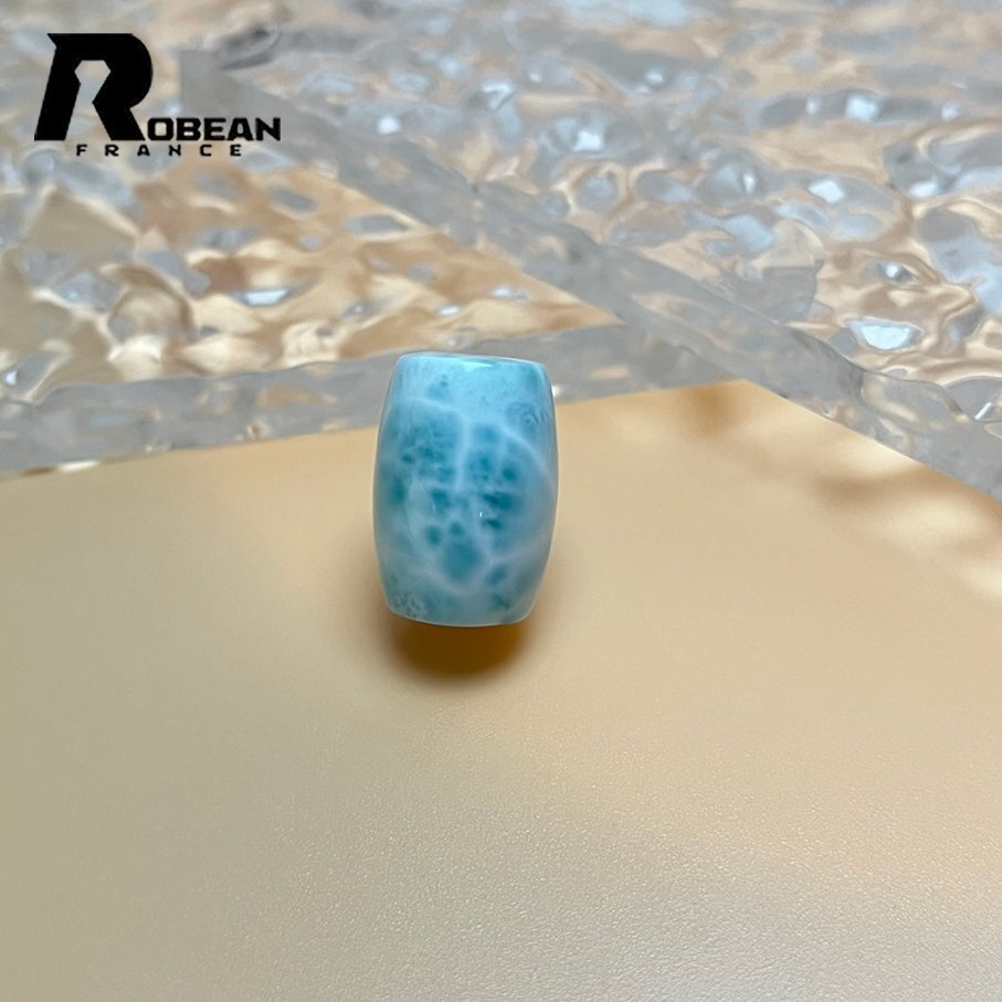 逸品 EU製 定価6万円★ROBEAN・チベット天珠★パワーストーン アクセサリー ラリマー 天然石 癒し 平和 お守り 約19.1*13.4mm Z410051拍卖