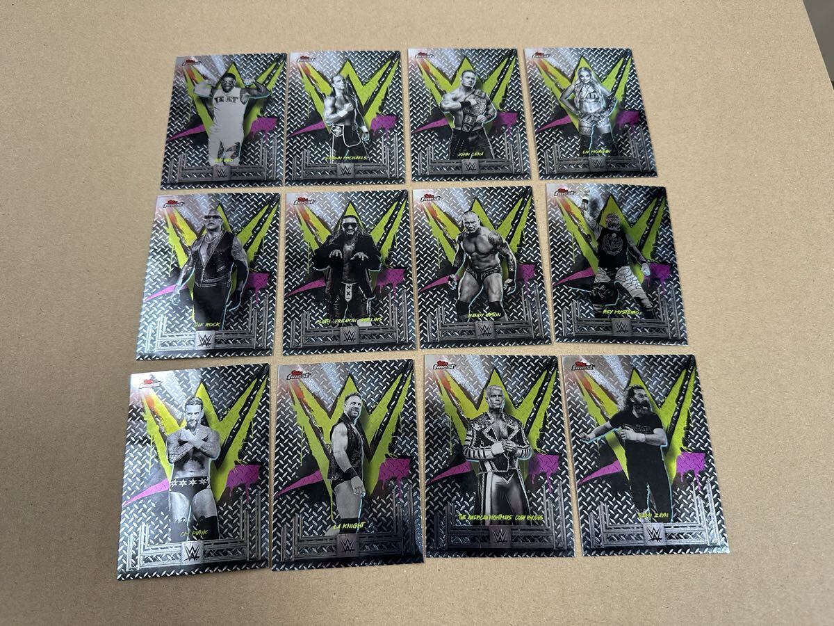 Topps WWE 2025 Finest common 28枚セット The Rock, John Cenaなど拍卖