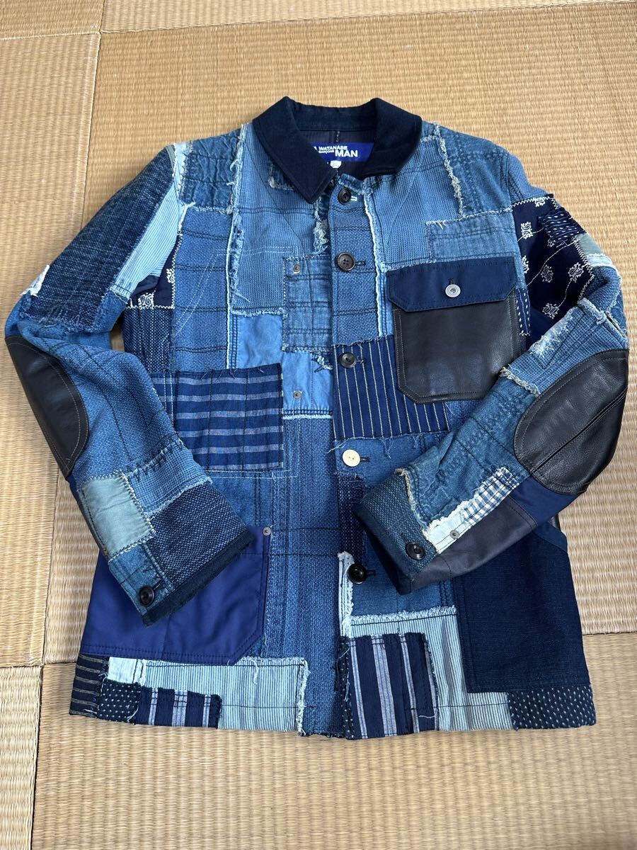 JUNYA WATANABE MAN 刺子パッチワークジャケット COMME des GARCONS拍卖