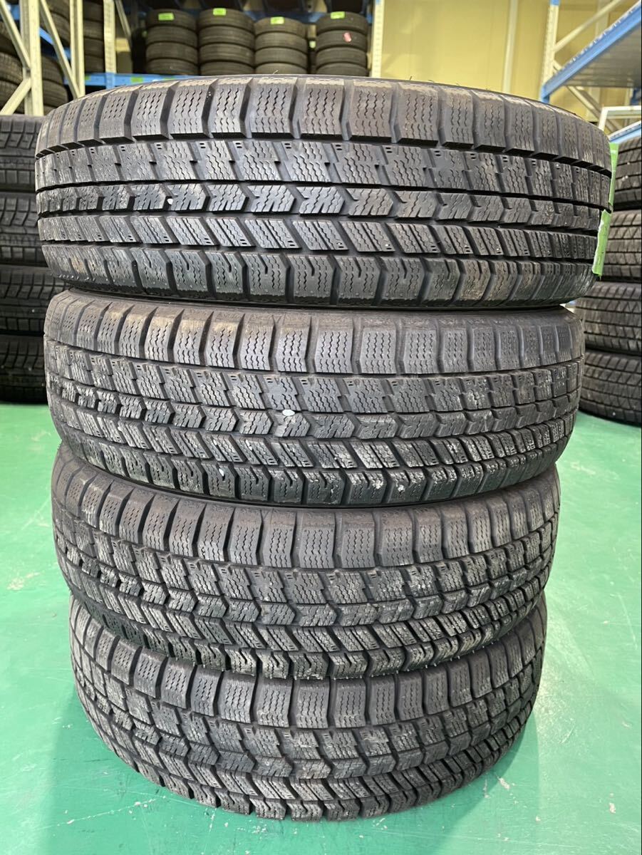 【1596】14インチ★スタッドレス GOODYEAR 155/65R14 75Q 2022年製 9分山 冬用 中古タイヤ 4本セット拍卖