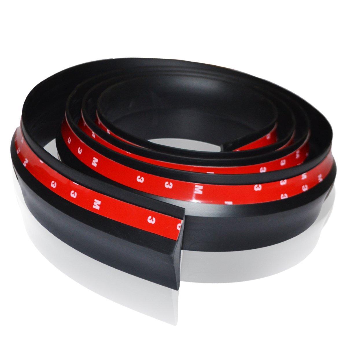 リップ スポイラー 汎用 塗装可能 Bタイプ バンパー ルーフ エアロ フェンダーモール オーバーフェンダー アンダーリップ 2.4M拍卖