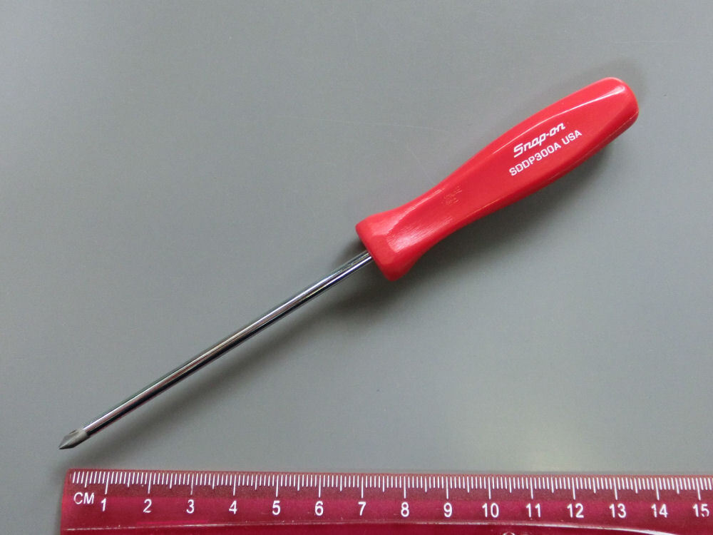 復刻版 Snap-on (スナップオン)プラス ドライバー SDDP300A 赤色 並行輸入 新品未使用 即決 拍卖