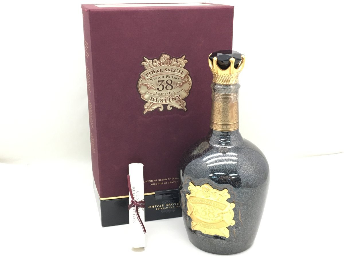 【※配送先が大阪府以外の方は落札出来ません】未開封 シーバスブラザーズ ロイヤルサルート 38年 700ml 40% スコッチ 古酒【UC100009】★拍卖