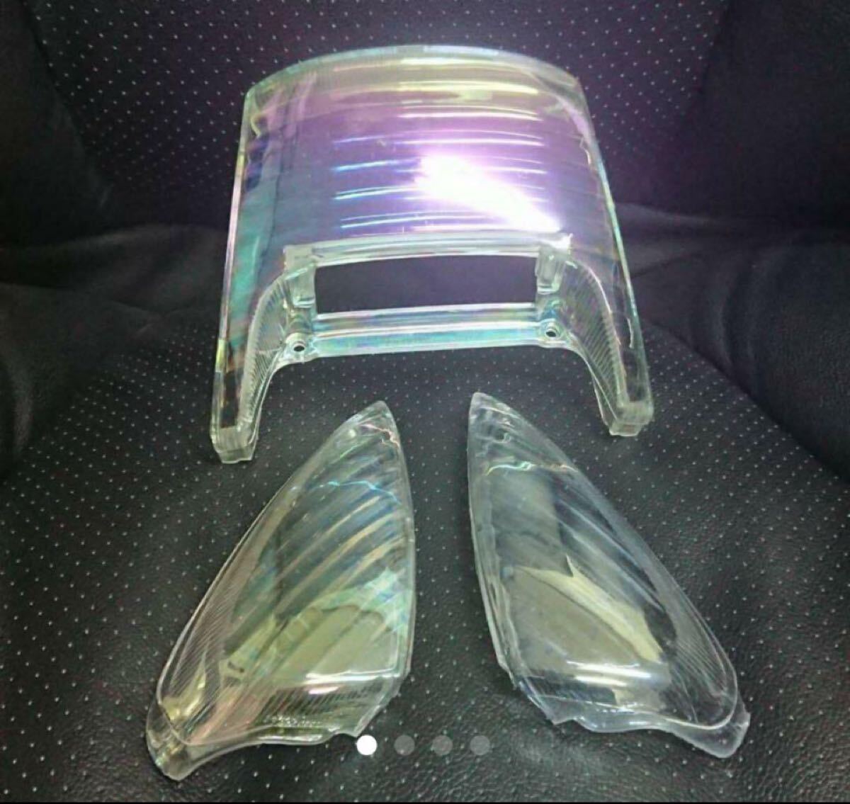 AF35 ライブディオZX クリアレンズ レインボー テールランプ テールライト拍卖