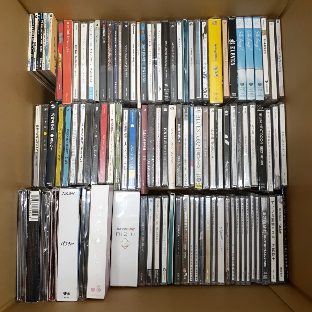 FK-251029-294-J【約550】CD 大量まとめ 邦楽 J-POP ラジオ 浜崎あゆみ 松本人志 高須光聖 B'z 中島みゆき AKB 東方神起 HKT 総重量約55kg拍卖