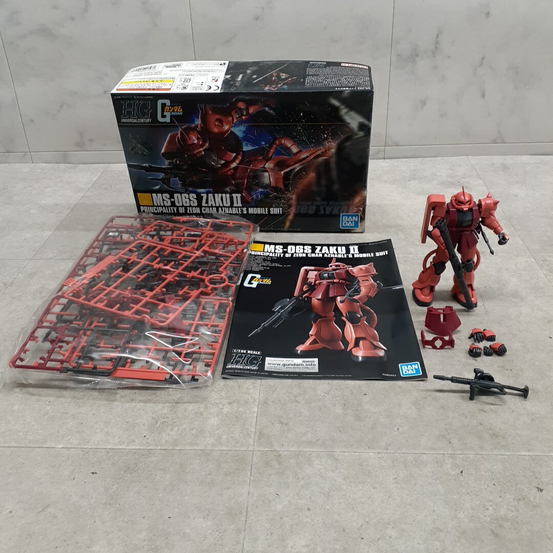HD-251107-617-J【組立品】BANDAI HD 1/144 MS-06S シャア専用ザクⅡ ガンプラ プラモデル 機動戦士ガンダム 完成品拍卖