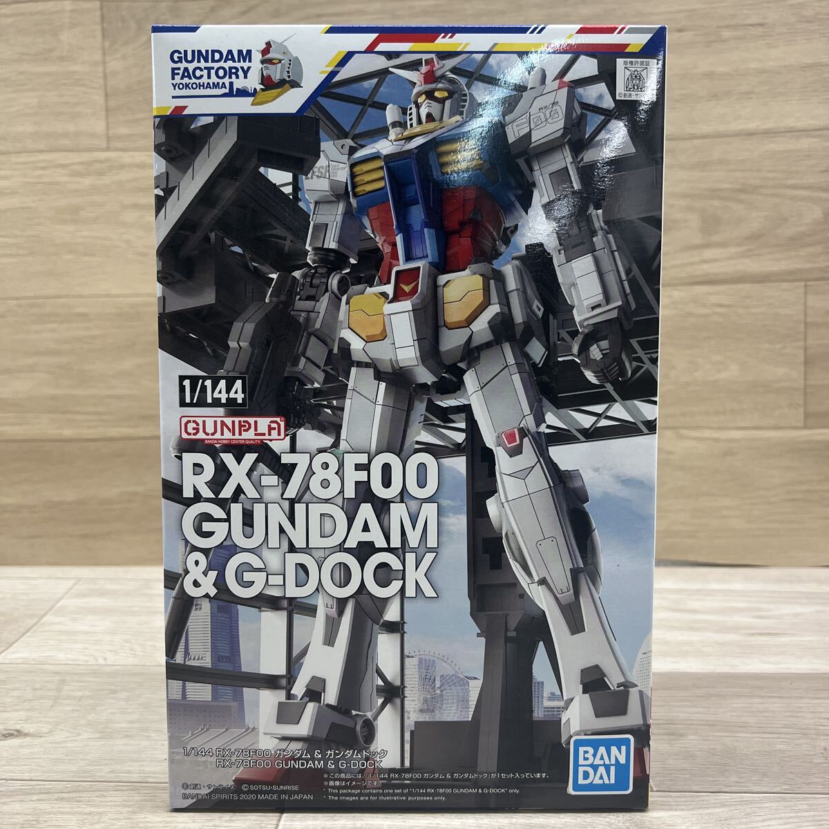 HO-251114-1044-H 未組立 RX-78F00 ガンダム&ガンダムドック ガンダムファクトリー 横浜 ガンプラ GUNDAM拍卖