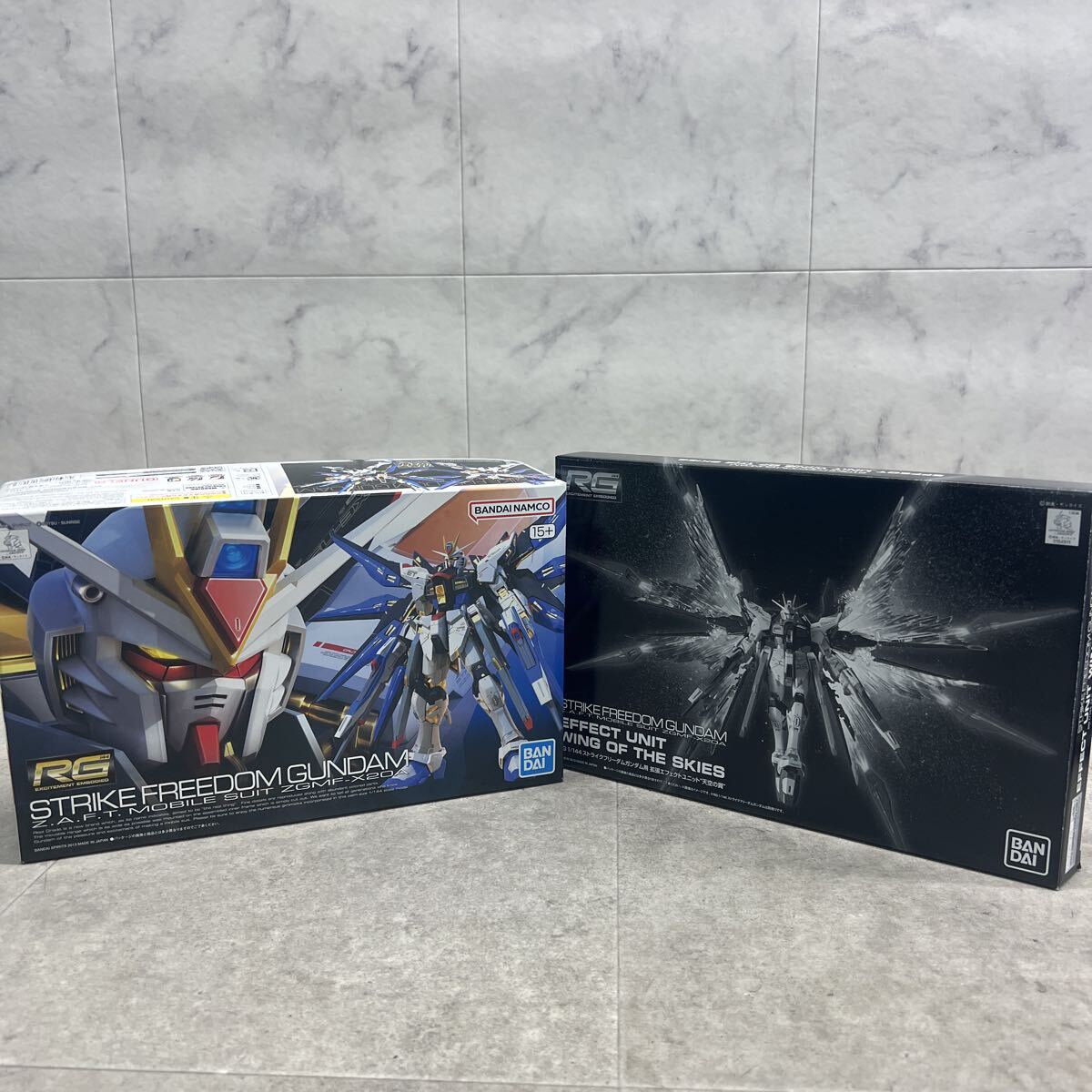 HO-251114-1039-H 未組立 RG ZGMF-X20A ストライクフリーダムガンダム 拡張エフェクトユニット 天空の翼 セット 機動戦士ガンダムSEED 拍卖