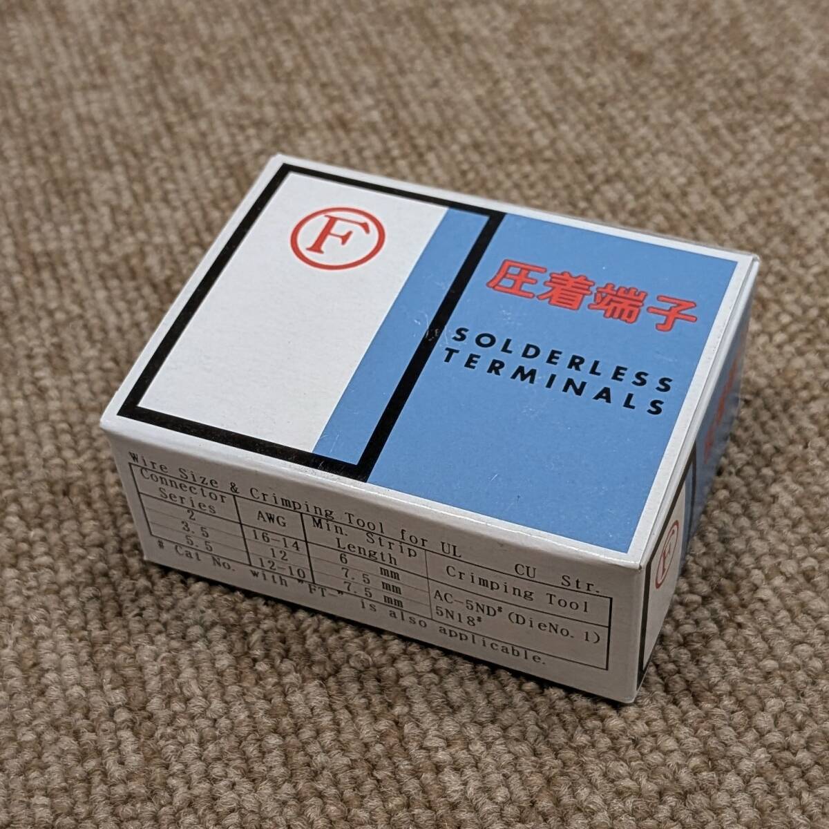【送料無料】同線用裸圧着端子 R5.5-6 (100個入) 丸形 R形 圧着スリーブ 冨士端子工業拍卖