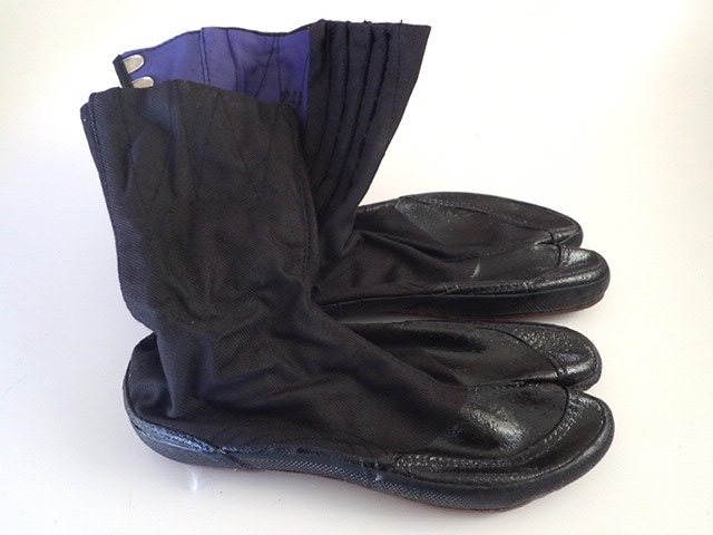 工場内整理品 貼付地下足袋 コハゼ10枚 24.5センチ 足に優しいクッション入 未使用品 拍卖