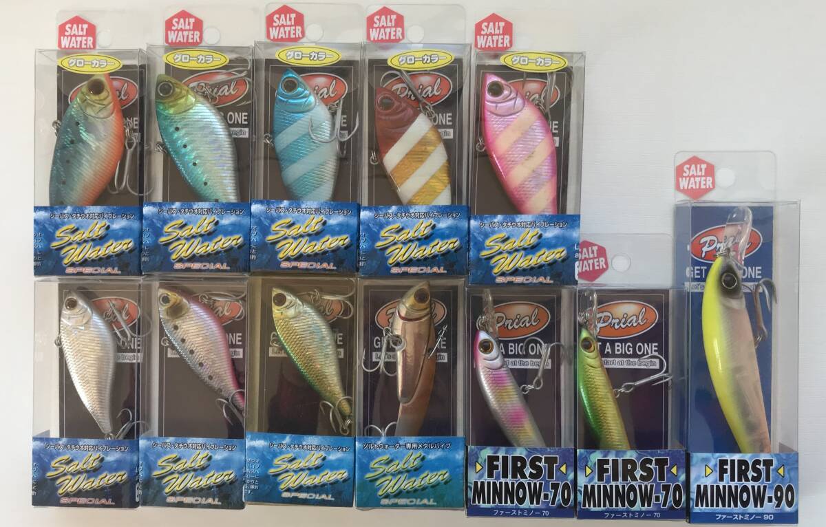 プライアルルアー バイブ メタルバイブ ミノー 12個セット拍卖