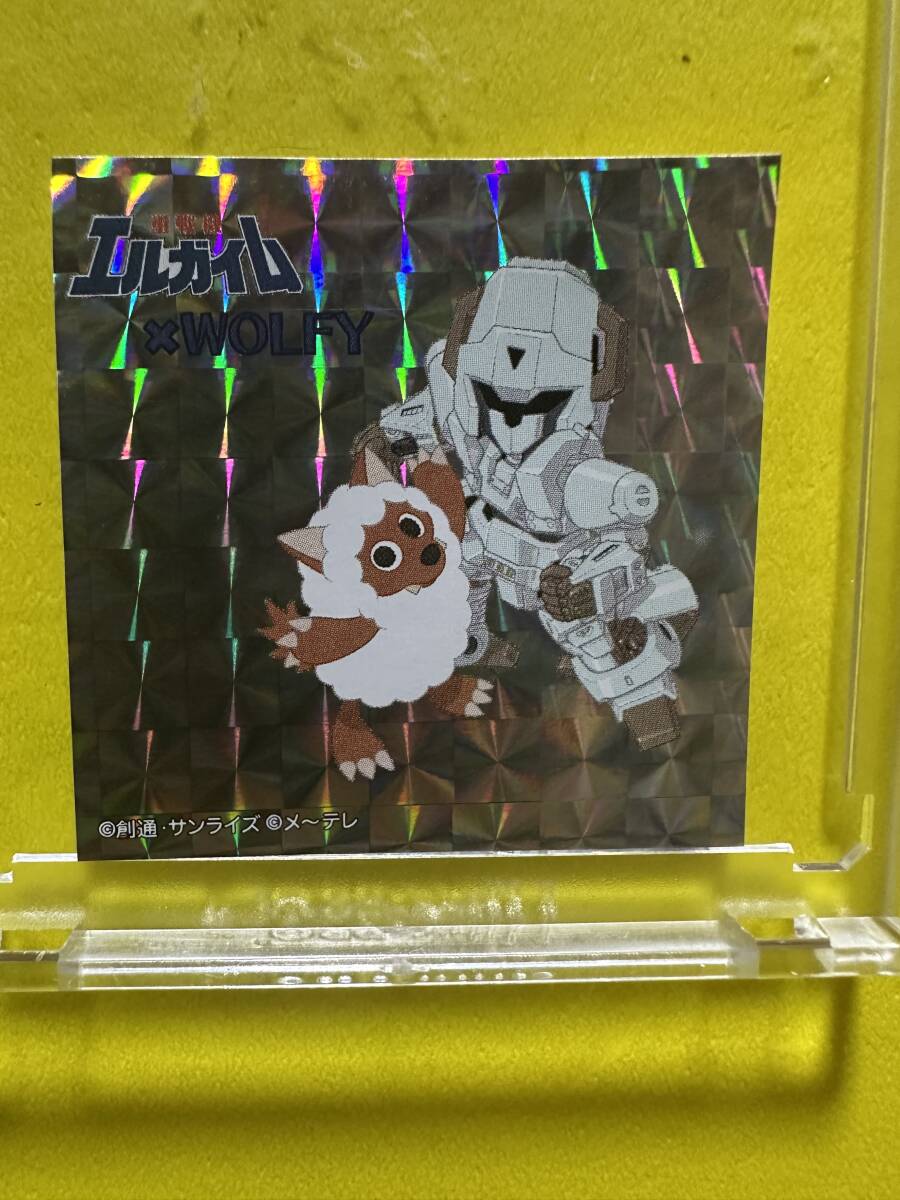 メーテレxサンライズワールド ホログラムステッカー 重戦機エルガイムxウルフィ エルガイム拍卖